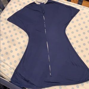 Small navy zipadee zip sleepsack